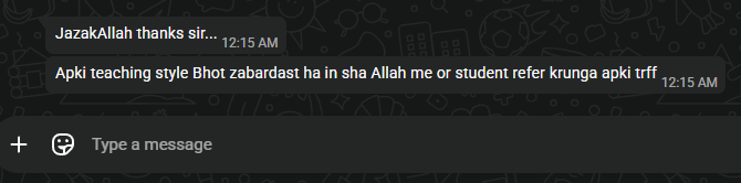 Student review: Teaching Style Zabardast