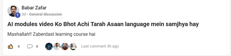 Student review: Zabardast Learning Course