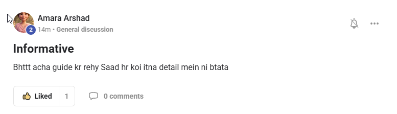 Student review: Informative